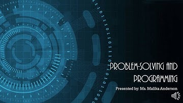 Problem solving and program design Part 1