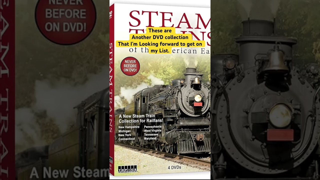 Train DVD Collection on My List For my Next Plan for Railroading.