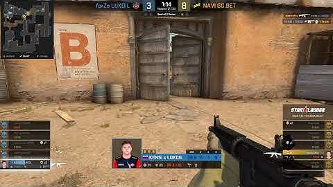 forZe vs NAVI: KENSI makes the QuadKill and wins the 1vs2 clutch, StarLadder CIS RMR
