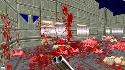 Brutal Doom V19 - Doom II: Hell on Earth - Map10: Refueling Base