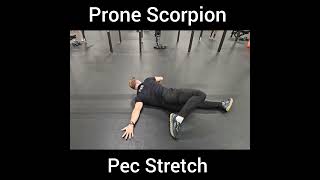 Prone Scorpion Pec Stretch