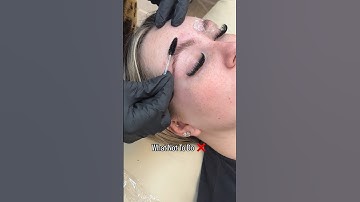 Brow Lamination Do’s & Don’ts ✅❌ #browtutorial #browlamination #eyebrows #eyebrowtips