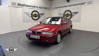 1994 ROVER 216 COUPE AUTO | Mathewsons Classic Cars | Auction: 20, 21 &amp; 22 May 2026