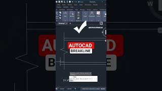 ✅ How to Make Break Line in AutoCAD ✂️ | BREAKLINE Command | Quick AutoCAD Tip