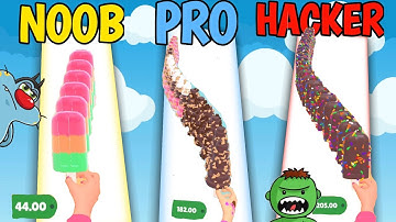NOOB VS PRO VS HACKER | IN POPSICLE STACK GAME |WITH OGGY AND JACK SHINCHAN OGGY GAME