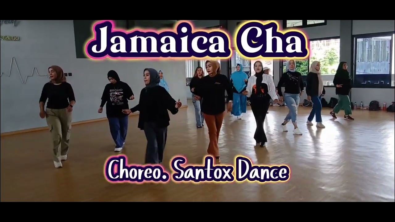 Line Dance Jamaicha Cha / Choreo Santox Dance (INA) / Demo by. GALAXY LD Malang