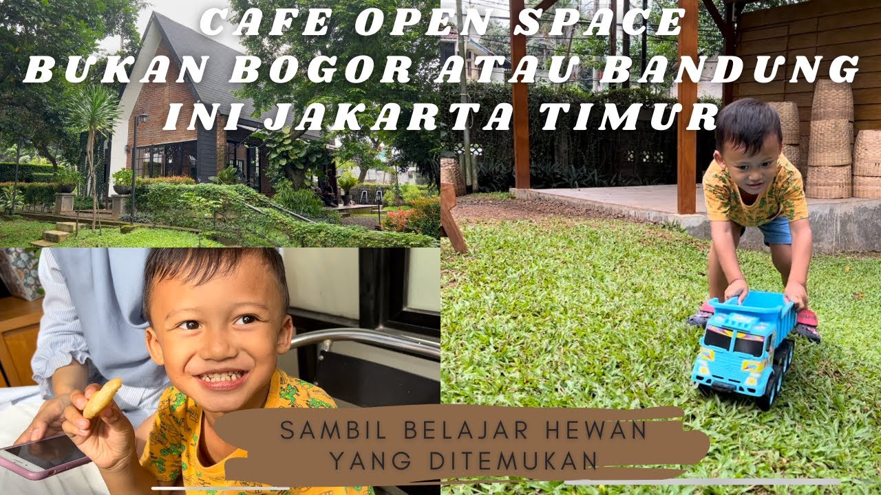 MAIN DI AREA OPEN SPACE! CAFE HIDDEN GEM JAKARTA TIMUR, MAKANAN JUGA ENAK #vloganak #cafejakarta