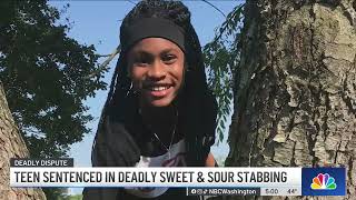 Teen gets maximum sentence in sweet & sour sauce stabbing | NBC4 Washington