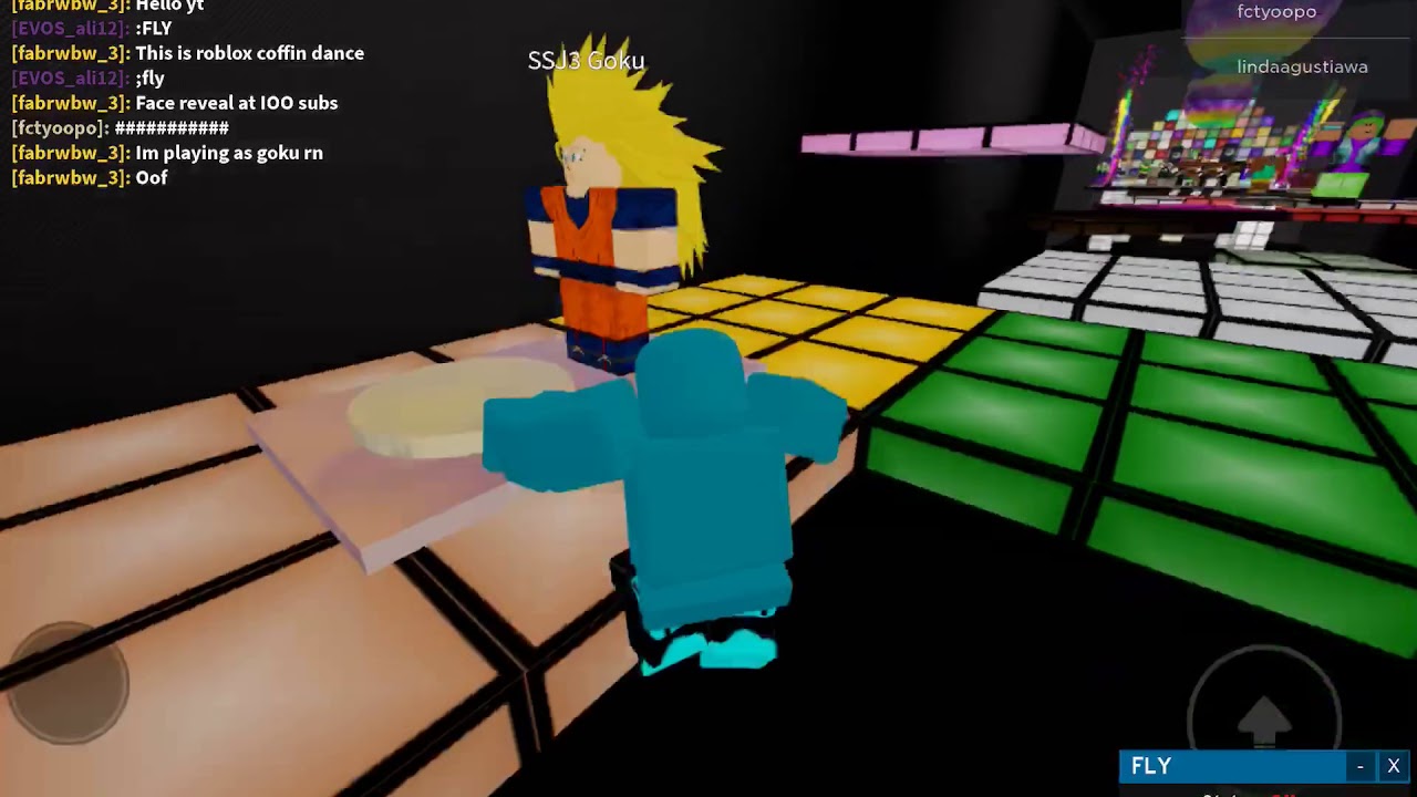 Coffin Dance In Roblox Youtube - ssj3 goku face roblox