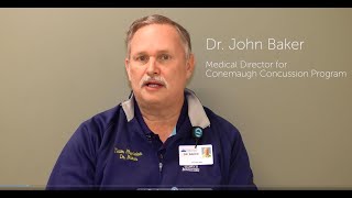 Dr. John Baker from the Conemaugh Concussion Clinic