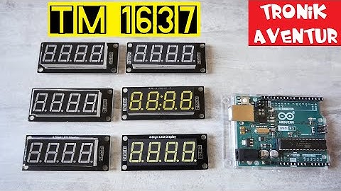TRONIK AVENTUR 345  - GROS AFFICHEURS 4 DIGITS TM1637