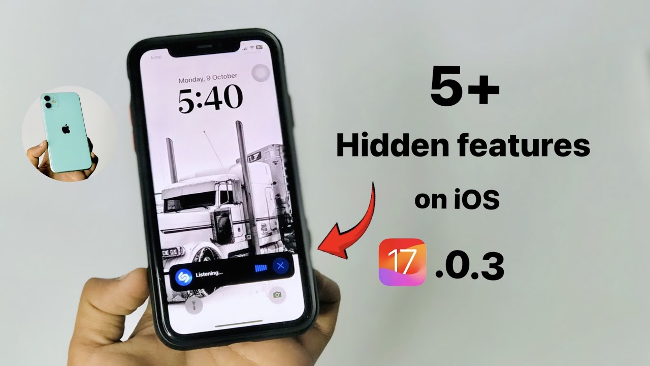 Top 5+ Hidden features on ios 17.0.3 || iPhone 11 on ios 17.0.3 update ...