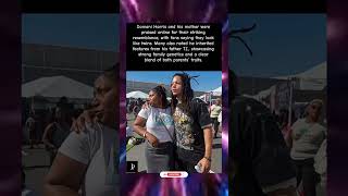 Domani Harris & His Mom Look Like Twins — Strong Genes 👨👦😲 #viral #shorts