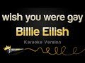 Billie Eilish - wish you were gay (Karaoke Version)