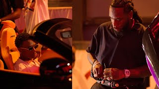 Wizkid & Burna Boy Live At Club DNA As They Arrived In Their Super Sport Cars With Heavy Security