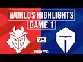 G2 vs TES Highlights Game 1 | Worlds 2025 Quarterfinals | G2 Esports vs Top Esports