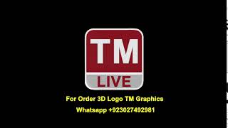 3D Logo Sample TM Graphics, whatsapp +923027492981