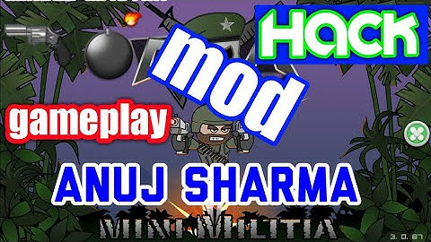 Gameplay of mini militia hack unlimited battle points and masks