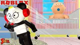 Don’t Wake the Babies! Roblox Escape the Daycare Let’s Play with Combo Panda