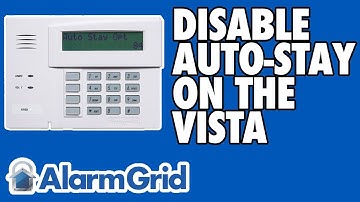 Disabling Auto-Stay Arming on a Honeywell Vista
