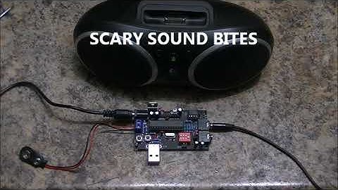 The TROLL Arduino Audio Pranker!   ALL SOUND BITES!