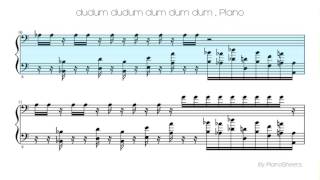 Download Lagu dudum dudum dum dum dum  [Piano Solo] MP3
