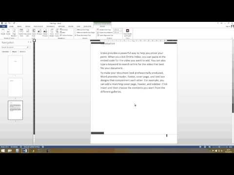 Word: Page number start on page 3 - Tutorial [HD, Microsoft Office 2013, 2010]