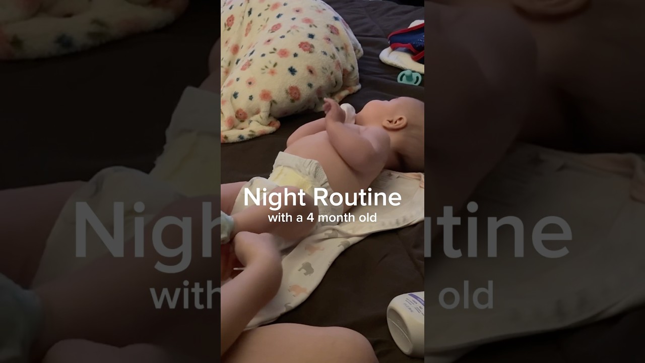 Night Routine With My 4 Month Old *sleeps through the night*