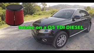 Audi Q5 3.0 Tdi Cone Filter Mod