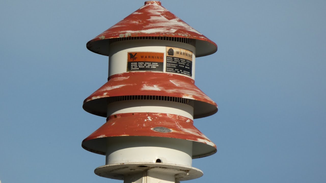 Federal Signal Model 2 Siren Test, Shipman, Illinois (Shipman Fire