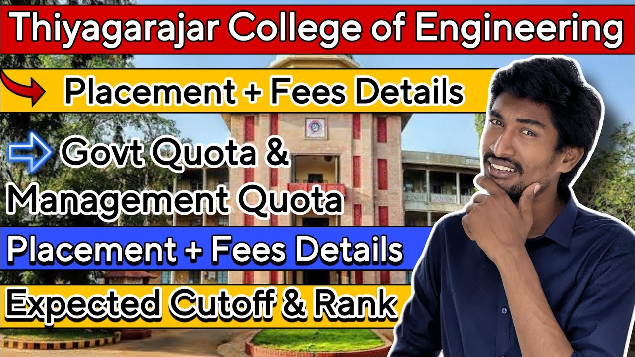 Thiyagarajar College 2025 Expected Cutoff & Rank | Madurai | Admission Process | TTG