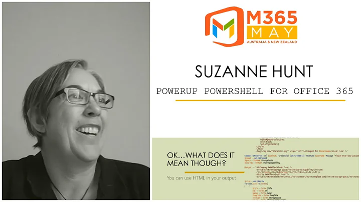 Powerup Powershell for Office 365 | Suzanne Hunt