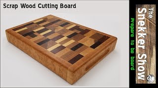Scrap-wood end-grain cutting board