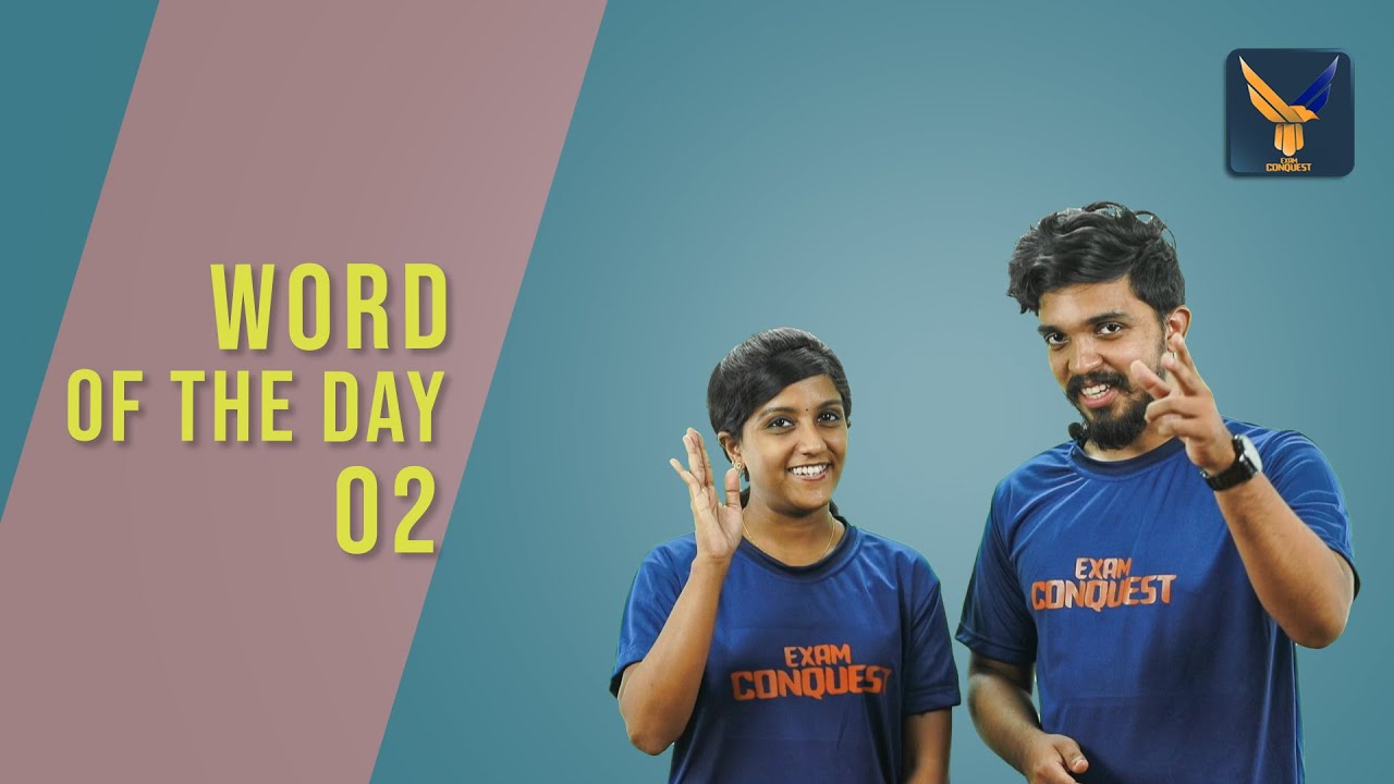 WORD OF THE DAY - 02 - YouTube