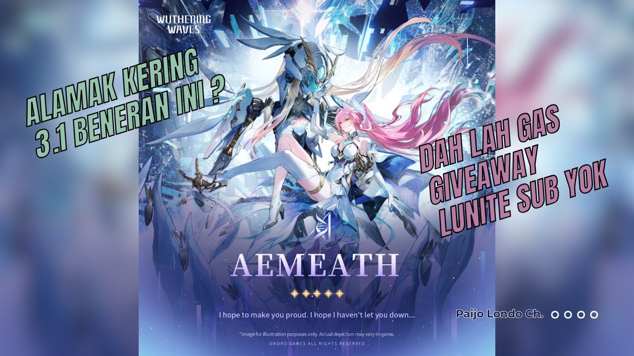 【🔴Wuthering Waves 】HAPPY NEW YEAR 🎉, GIVEAWAY LUNITE SUB | Free !joki !donation !ga