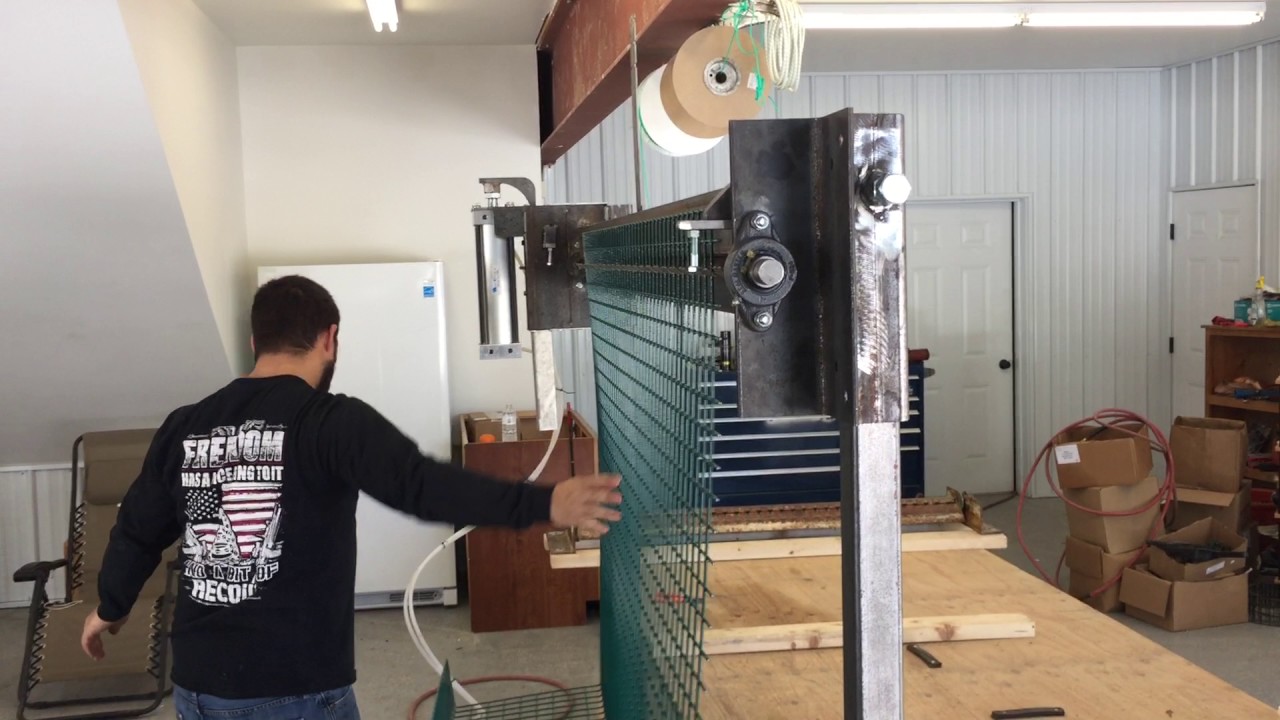 Power Lobster Trap Wire Bender YouTube