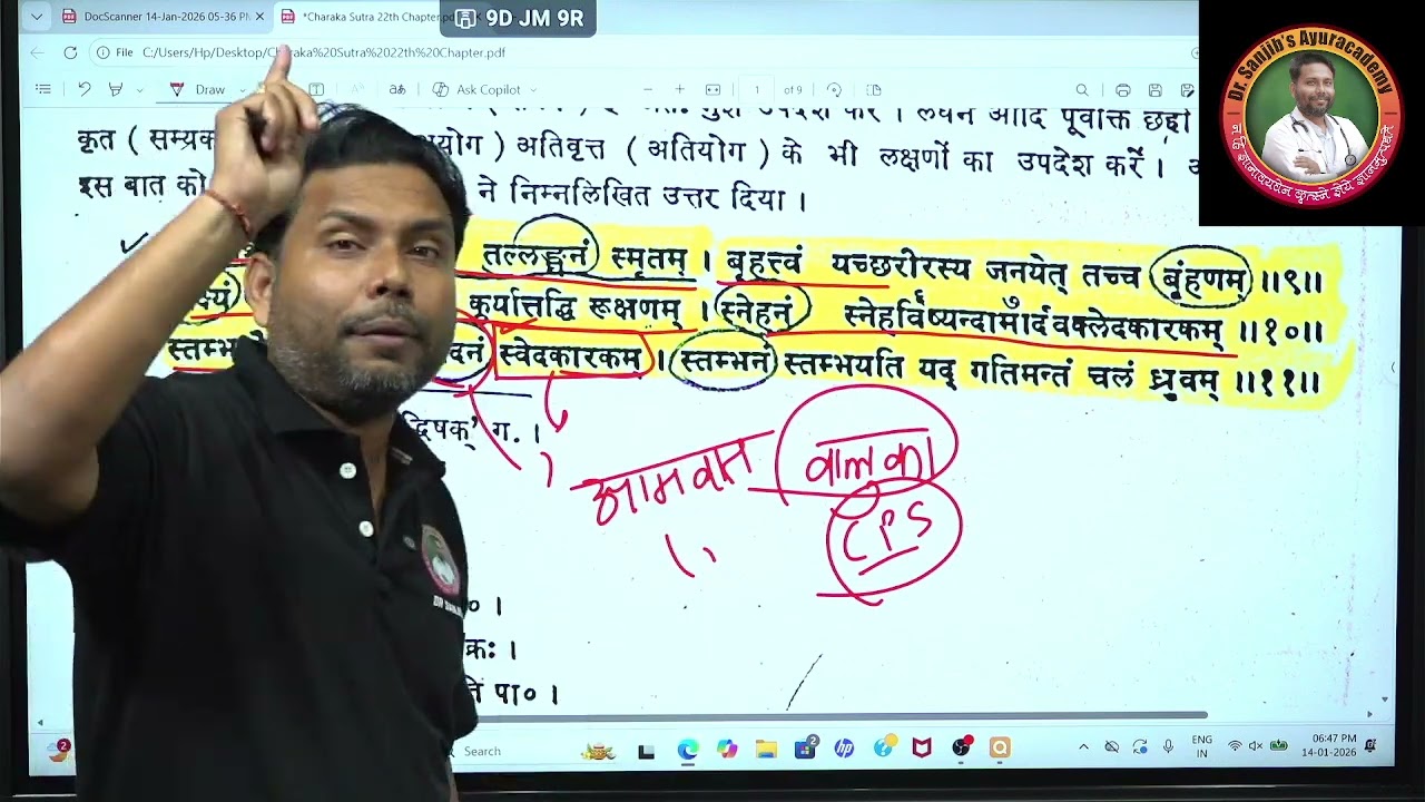 Langhanabrimhaniya Adhyaya(Charaka Samhita) | Dr Sanjib kumar Das | Dr sanjib's Ayuracademy