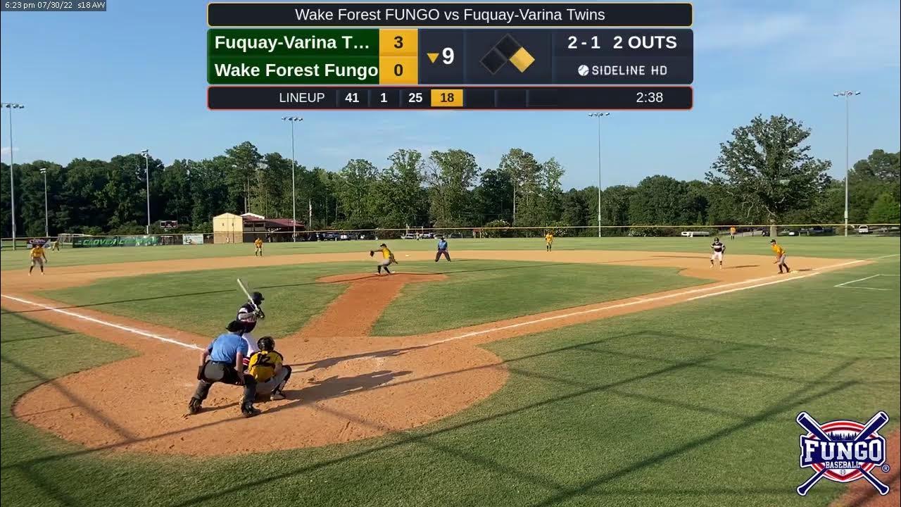 Wake Forest Fungo vs. FuquayVarina Twins (2022.07.30) YouTube