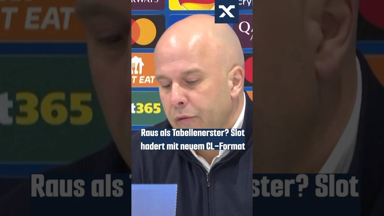 Raus als Tabellenführer! Slot hadert mit neuem CL-Format 🤔 