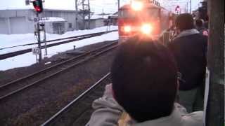 EF510-13[富山]牽引貨物信越本線東三条駅通過[HD]