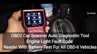 OBD2 V519 Car Scanner Auto Diagnostic Tool Engine Light Fault Code Reader For All OBD-II Vehicles