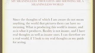 11 - A Course in Miracles