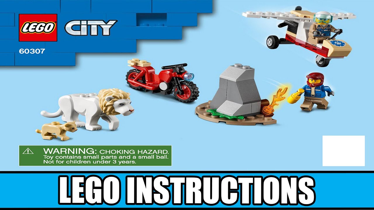 Lego 60307 Lego City Wildlife Rescue Sets Lego Wildlife Rescue