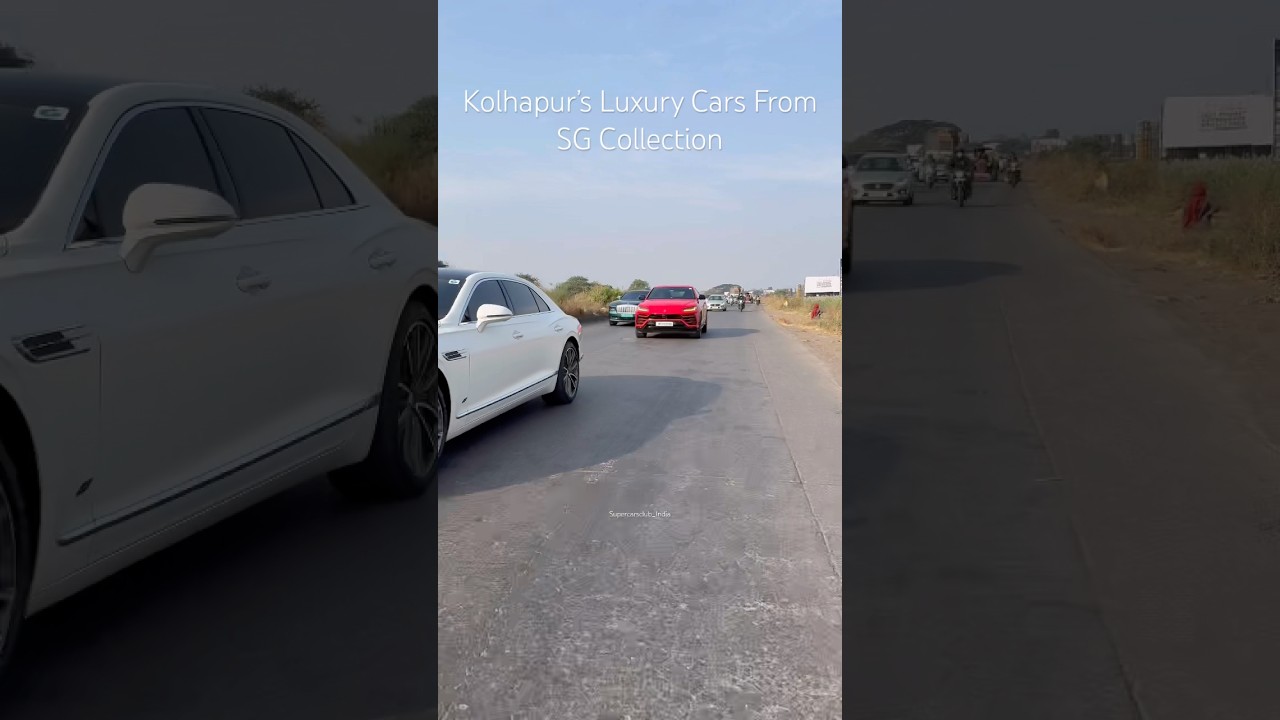 Fleet of luxurycars rolling on Kolhapur’s streets #rollsroyce #bentley #kolhapur #supercarsclubindia