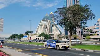 Dubai 🇦🇪 | Sheikh Rashid Road to Sharjah | Scenic Morning Drive (16-2-2025)