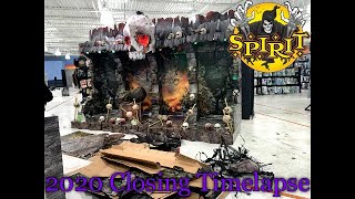 Spirit Halloween 2020 Closing Timelapse