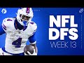 NFL DFS Picks & Strategy for Week 13 🏈