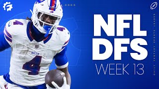 LIVE NFL DFS Picks & Strategy for DraftKings & FanDuel! (Week 13)