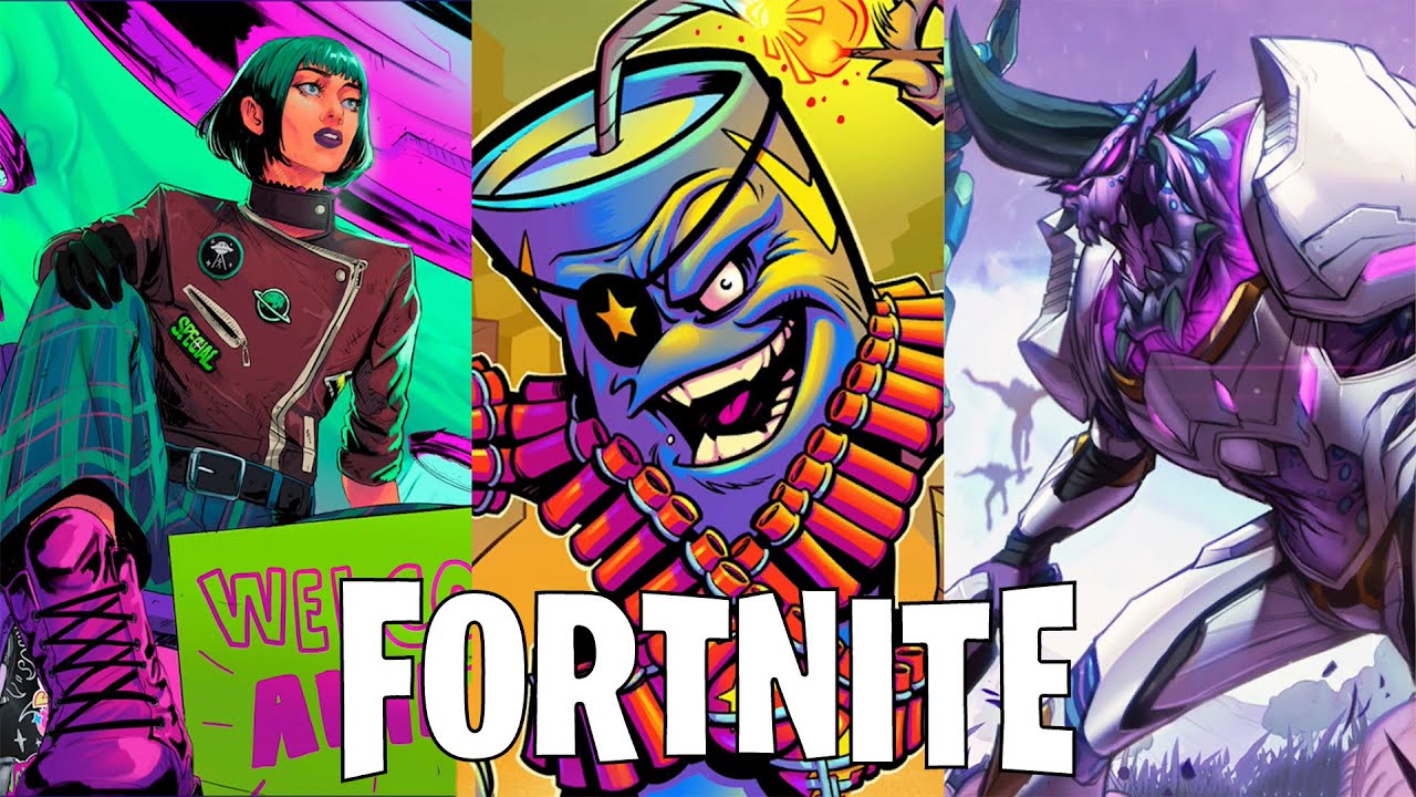 Fortnite Season 7 Battle Pass skins, including Kymera, Guggimon, Joey,  Doctor Slone and Rick Sanchez