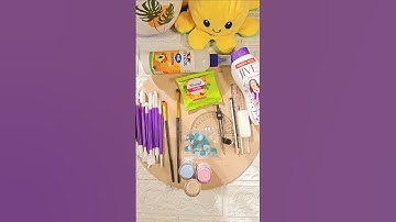 Materials used for lippan art😍 lippanart materials for beginners #shorts #trending #lippanart #diy